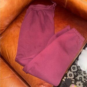 Zenana XL Burgandy comfortable sweatpants